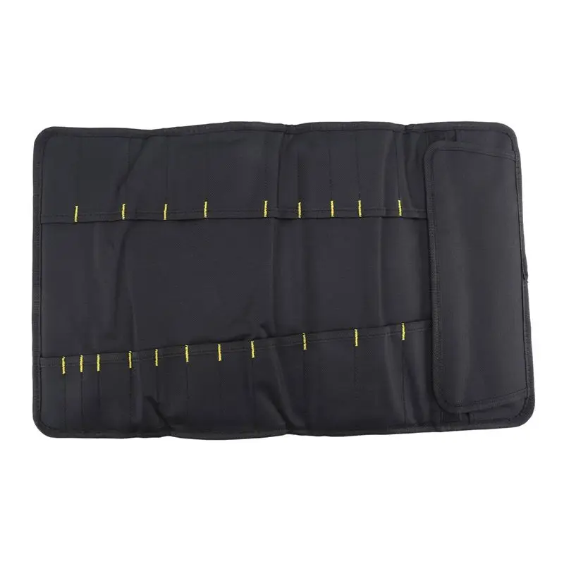 AA73 Professional Cutlery Chef Bag Knife Roll Bag Chef Storage Bag For Chefs Fits Up To 22 Knives Black
AA73 Professional Cutlery Chef Bag Knife Roll Bag Chef Storage Bag For Chefs Fits Up To 22 Knives Black