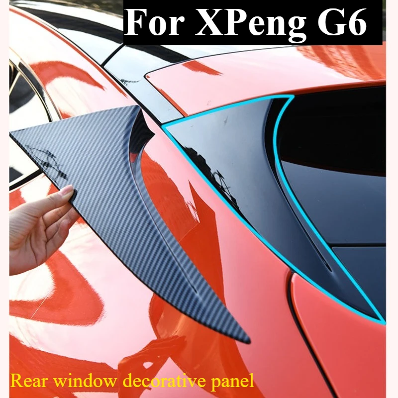 For XPeng G6 Car rear window carbon fiber texture trim panel shutter protective cover modification accessories
For XPeng G6 Car rear window carbon fiber texture trim panel shutter protective cover modification accessories