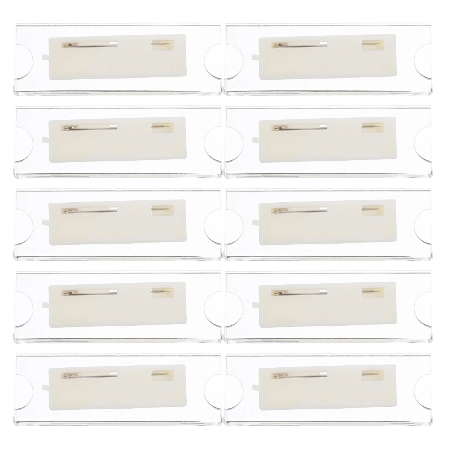 10 Pcs Work Badge Hotel Holders Various Name Tag Badges for Acrylic Students Cards
10 Pcs Work Badge Hotel Holders Various Name Tag Badges for Acrylic Students Cards
