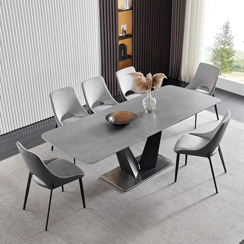 Extendable Dining Tables Modern Luxury Center Side Mobile Tables Console Living Room Stol Okragly Jadalnia Balcony Furniture
Extendable Dining Tables Modern Luxury Center Side Mobile Tables Console Living Room Stol Okragly Jadalnia Balcony Furniture
