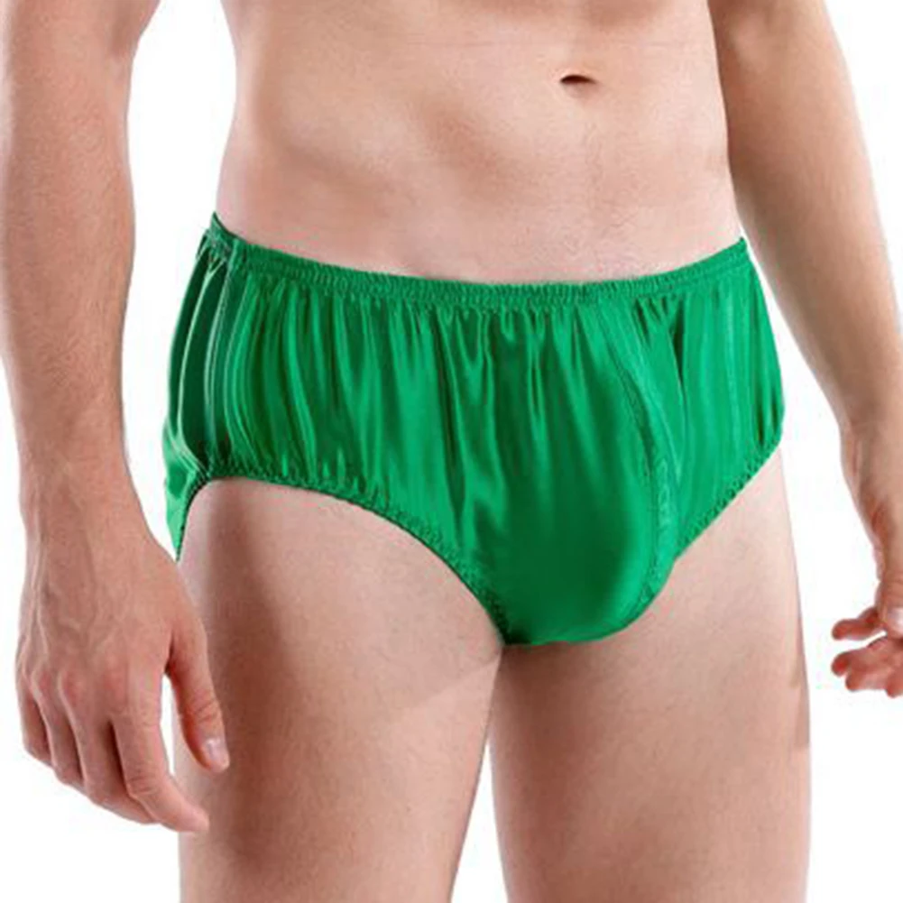 Sexy Men Briefs Silk Oil Shiny Underwear Middle Waist Bikini Underpants Smooth Breath Bottoms Wear Solid Short Lingerie
Sexy Men Briefs Silk Oil Shiny Underwear Middle Waist Bikini Underpants Smooth Breath Bottoms Wear Solid Short Lingerie