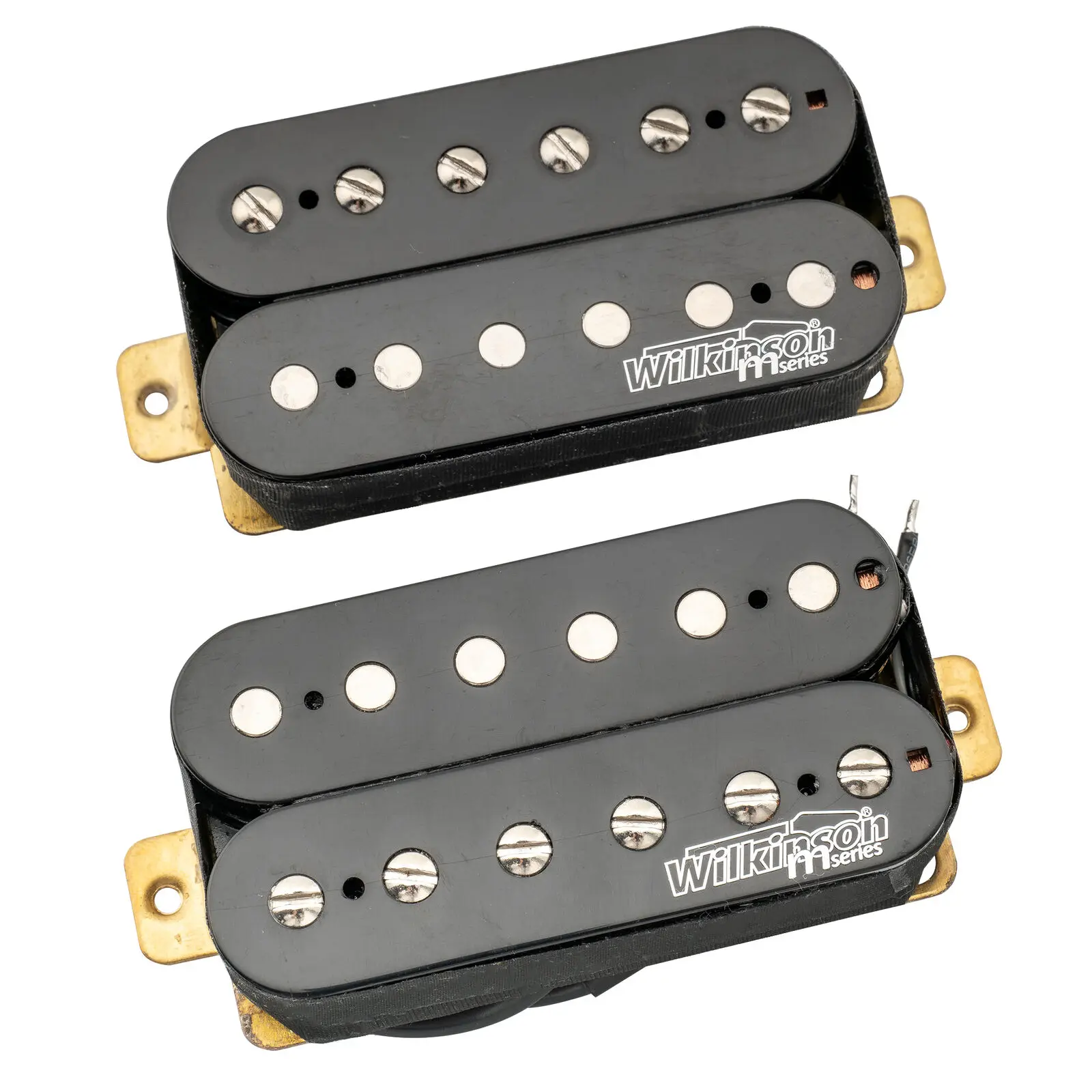 Wilkinson Classic Tone Black Ceramic Overwound Open Humbucker Guitar Pickups Set
Wilkinson Classic Tone Black Ceramic Overwound Open Humbucker Guitar Pickups Set