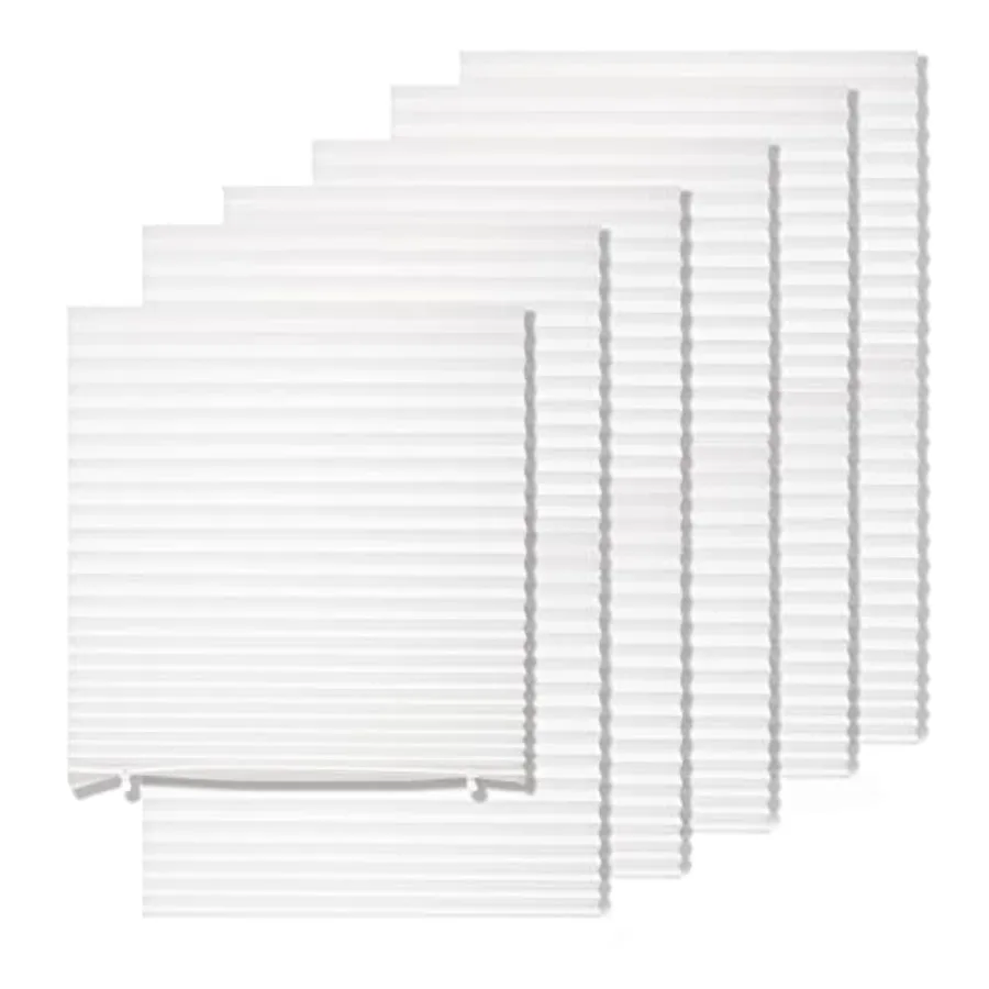 6 Pack Temporary Light Filtering Paper Shades for Windows, Paper Pleated Blinds with Adhesive, No Tools No Drilling Free Cut Si
6 Pack Temporary Light Filtering Paper Shades for Windows, Paper Pleated Blinds with Adhesive, No Tools No Drilling Free Cut Si