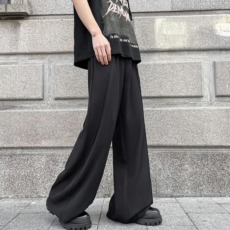 New Sle Japanese Loose Fit Pants Men's Faionable Tailored Staable Wide Leg Floor Length Suit Pants Ironing Free
New Sle Japanese Loose Fit Pants Men's Faionable Tailored Staable Wide Leg Floor Length Suit Pants Ironing Free