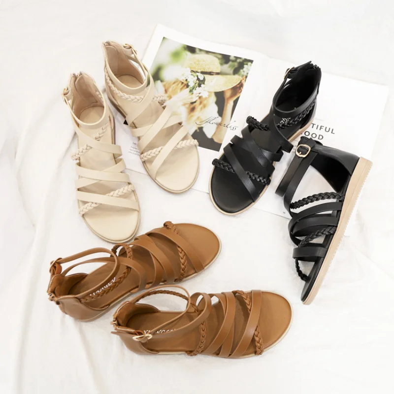 Women's Sandals 2023 Summer Outdoor Beach Flip-flops Casual Back Zipper Fashion Fighter Sandals Women's Flat Women's Sandals
Women's Sandals 2023 Summer Outdoor Beach Flip-flops Casual Back Zipper Fashion Fighter Sandals Women's Flat Women's Sandals