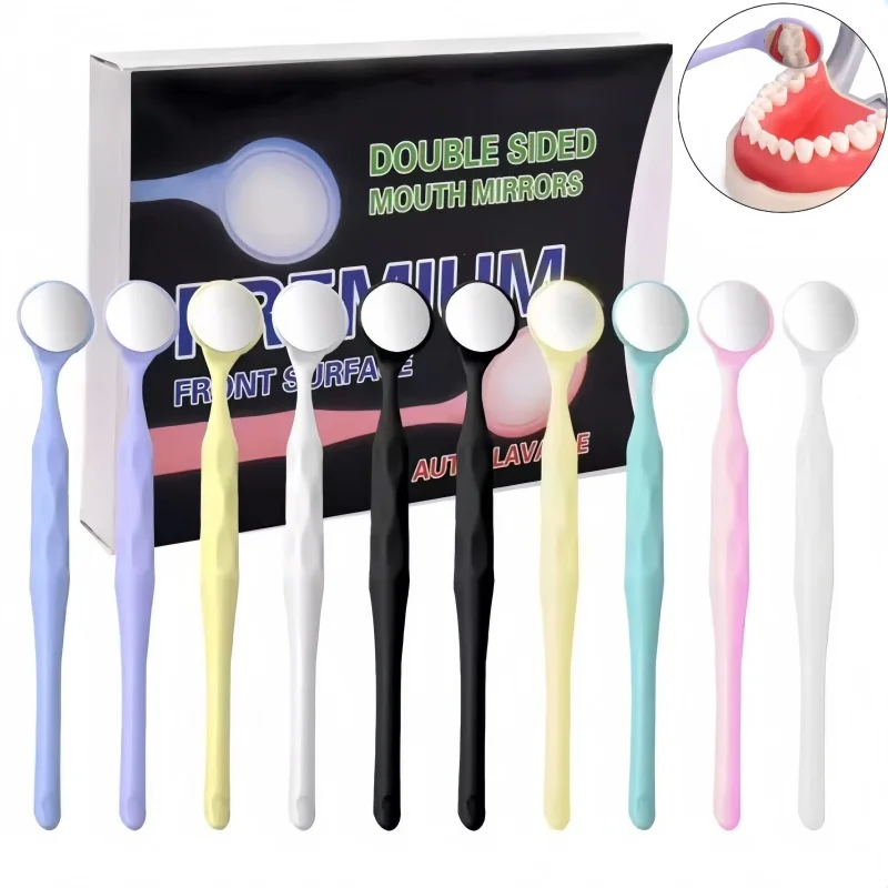 10pcs/box Dental Double Sided Oral Mirror Oral Examination Reflector Autoclavable Oral Examination Tool Oral Examination Tool
10pcs/box Dental Double Sided Oral Mirror Oral Examination Reflector Autoclavable Oral Examination Tool Oral Examination Tool