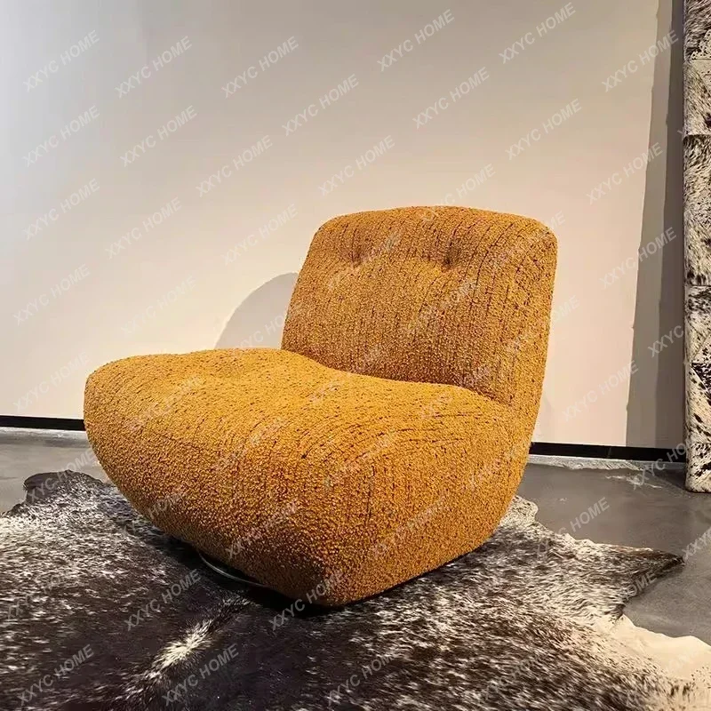 AA A Simple Lounge Chair Rotatable Furniture Wabi Wind Living Room Balcony Fabric Single Sofa Chair Sydney Chair
AA A Simple Lounge Chair Rotatable Furniture Wabi Wind Living Room Balcony Fabric Single Sofa Chair Sydney Chair