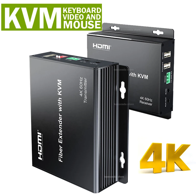 4K 60 Гц HDMI оптоволоконный KVM-удлинитель через LC оптоволоконный кабель 20 км HDMI-видео аудио KVM-передатчик приемник Поддержка мыши-клавиатуры
4K 60 Гц HDMI оптоволоконный KVM-удлинитель через LC оптоволоконный кабель 20 км HDMI-видео аудио KVM-передатчик приемник Поддержка мыши-клавиатуры