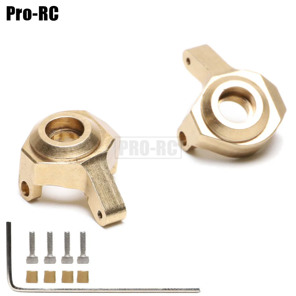 2Pcs Brass Front Knuckle Arm For RC Car 1/24 Axial SCX24 1967 Chevrolet 90081 C10 4WD-RTR AXI00004 AXI90081T2 Upgrade Part
2Pcs Brass Front Knuckle Arm For RC Car 1/24 Axial SCX24 1967 Chevrolet 90081 C10 4WD-RTR AXI00004 AXI90081T2 Upgrade Part