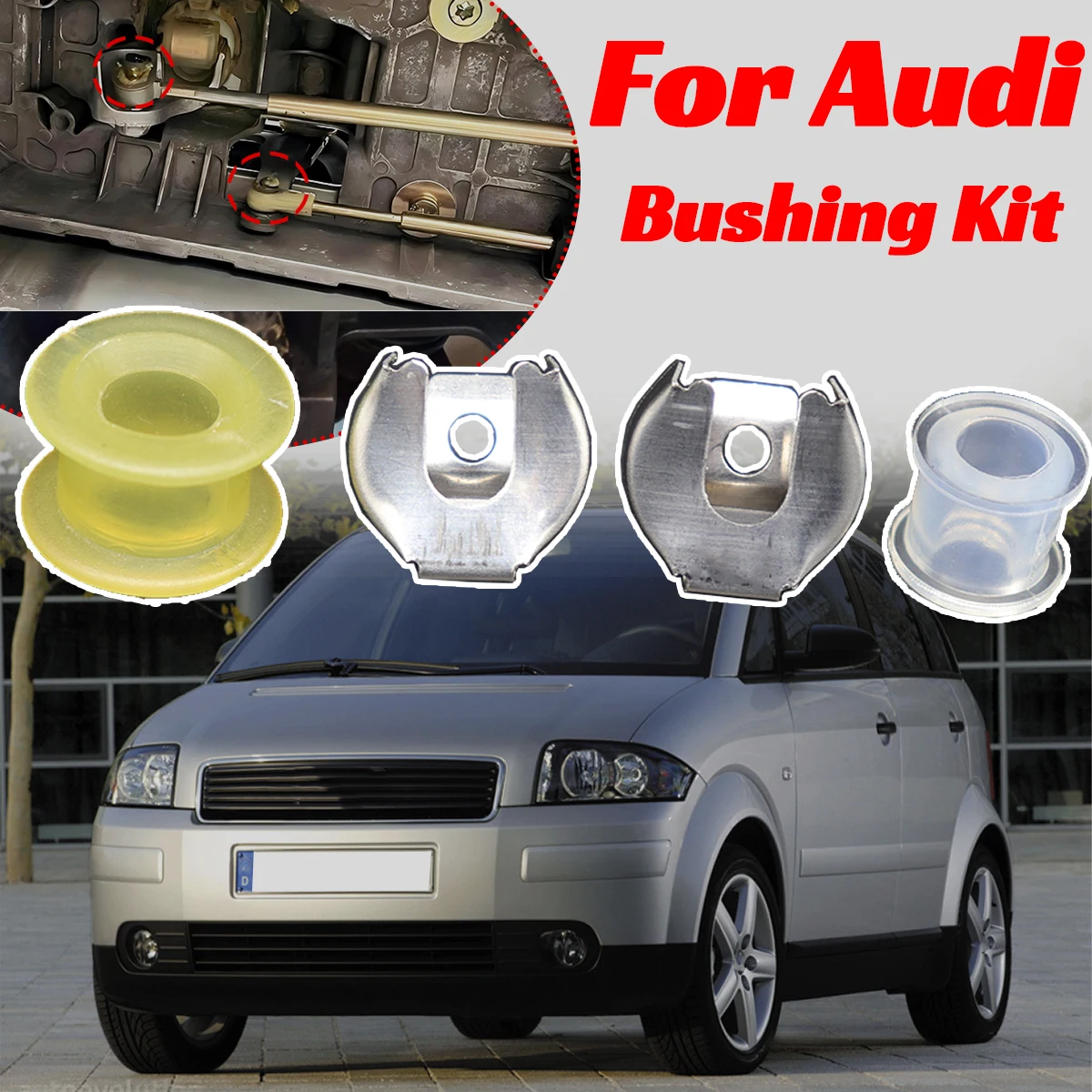 4pc Gearshift Cable Gearbox Control Bushing For Audi A1 A2 A3 TT Lock Washer Gear Shifter Selector Lever Linkage End Rod Parts
4pc Gearshift Cable Gearbox Control Bushing For Audi A1 A2 A3 TT Lock Washer Gear Shifter Selector Lever Linkage End Rod Parts