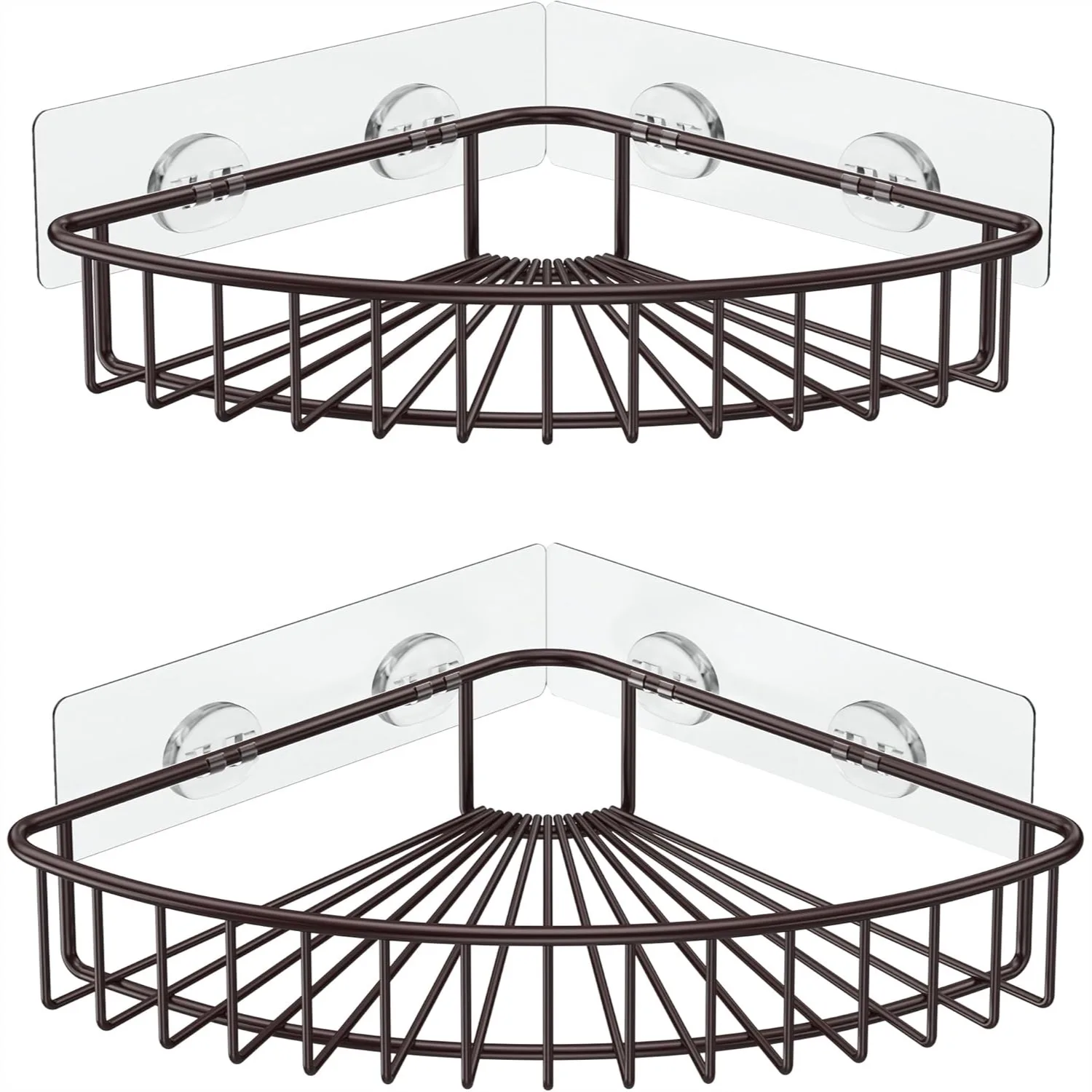 2-Pack Corner Shower Caddy, SUS304 Stainless Steel Wall Mounted Shelf with Adhesive for Bathroom Kitchen Dorm
2-Pack Corner Shower Caddy, SUS304 Stainless Steel Wall Mounted Shelf with Adhesive for Bathroom Kitchen Dorm