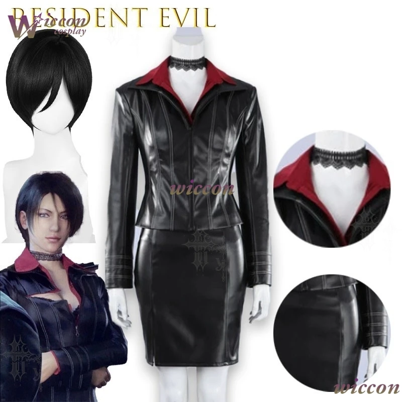 Wonka Cos Store Resident C Evil Damnation Ada Wong Cosplay Leather Jacket Set Game Same Style Mini Skirt Anime Character Outfit
Wonka Cos Store Resident C Evil Damnation Ada Wong Cosplay Leather Jacket Set Game Same Style Mini Skirt Anime Character Outfit