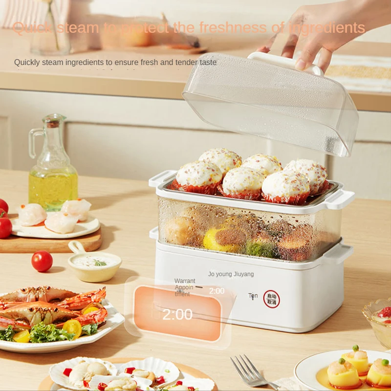 Electric steamer multi-functional household intelligent insulation breakfast machine automatic power-off multi-layer
Electric steamer multi-functional household intelligent insulation breakfast machine automatic power-off multi-layer
