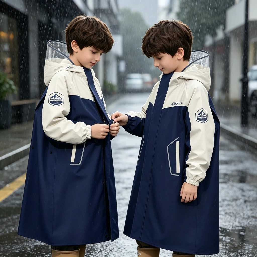 Kids Waterproof One Piece Rain Suit Heavy Duty Storm Proof for School Outdoor Camping Hiking Cycling Backpack Space for Children
Kids Waterproof One Piece Rain Suit Heavy Duty Storm Proof for School Outdoor Camping Hiking Cycling Backpack Space for Children