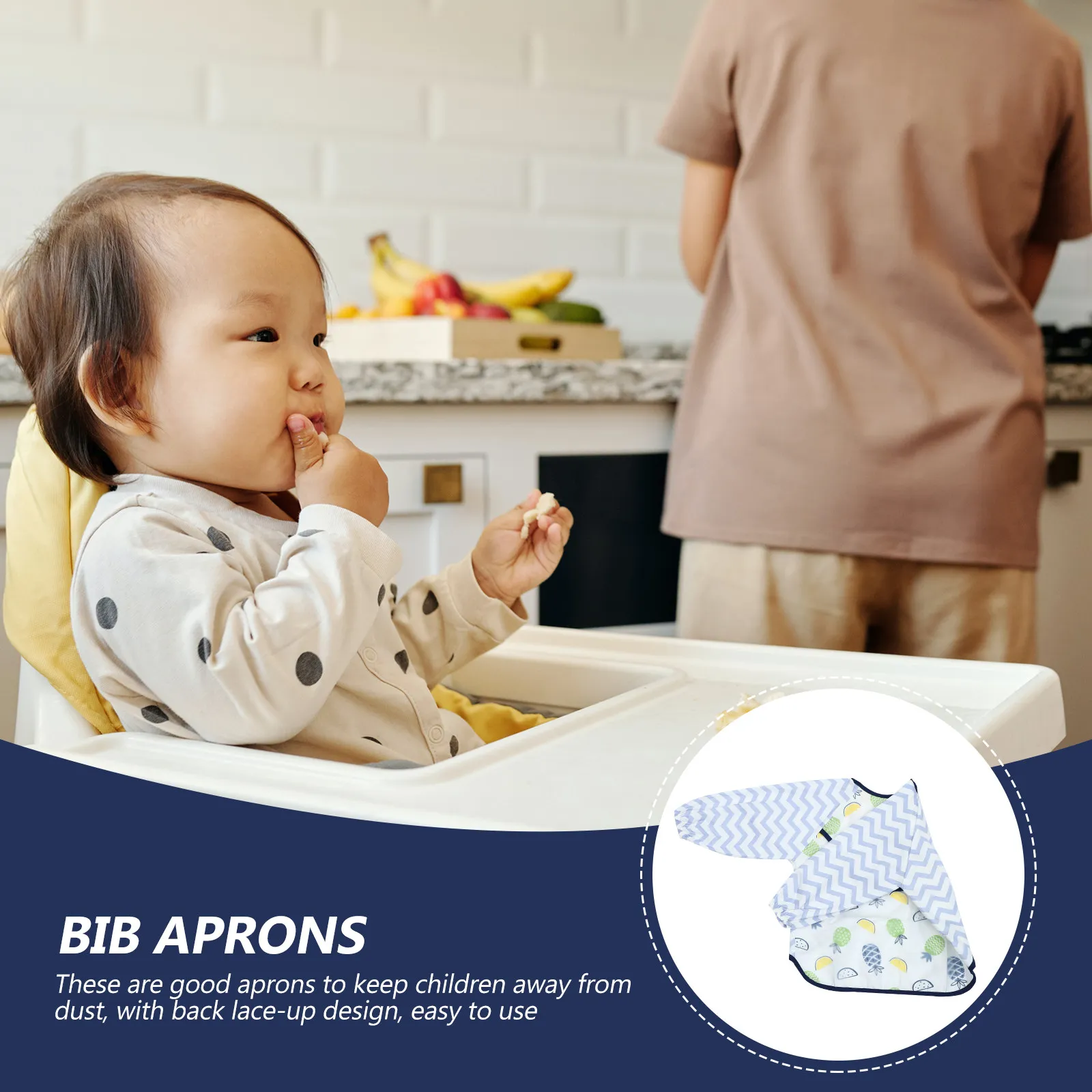 2 Pcs Stain-resistant Bibs Feeding with Sleeves Food Anti-fouling Feature Playing
2 Pcs Stain-resistant Bibs Feeding with Sleeves Food Anti-fouling Feature Playing