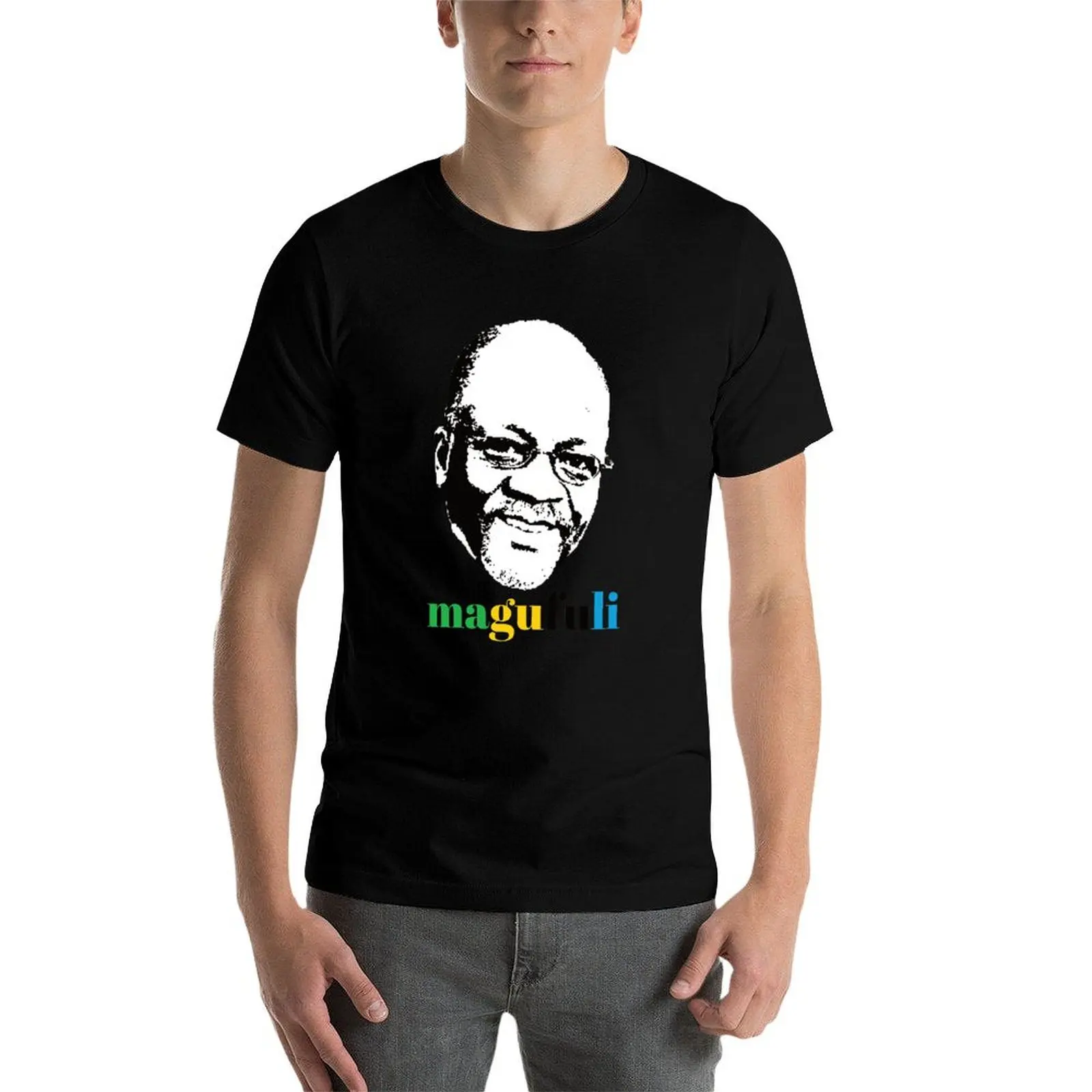 President John Magufuli of Tanzania East Africa T-Shirt t shirts for man graphic vintage man t shirt cotton T-Shirt
President John Magufuli of Tanzania East Africa T-Shirt t shirts for man graphic vintage man t shirt cotton T-Shirt