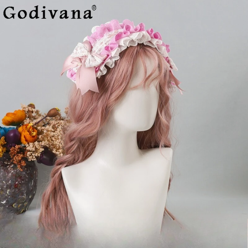 Sweet Girls Ballet Style Lace Hairband Lolita Original Design Hair Accessories Women Summer Cute Lolita Pink Headband
Sweet Girls Ballet Style Lace Hairband Lolita Original Design Hair Accessories Women Summer Cute Lolita Pink Headband
