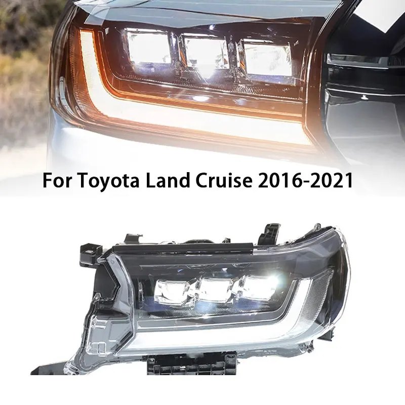 Led Headlight For Toyota Land Cruiser 16-21 FJ200 LC200 Headlamp LED Upgrade DRL Turn Signal Headlight Assembly Auto Accessories
Led Headlight For Toyota Land Cruiser 16-21 FJ200 LC200 Headlamp LED Upgrade DRL Turn Signal Headlight Assembly Auto Accessories