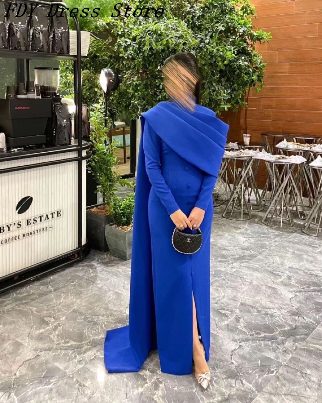 Vintage Elegant Mermaid Evening Dresses O-Neck Long Sleeves Prom Dresses Floor Length Front Split Formal Party Dresses
Vintage Elegant Mermaid Evening Dresses O-Neck Long Sleeves Prom Dresses Floor Length Front Split Formal Party Dresses