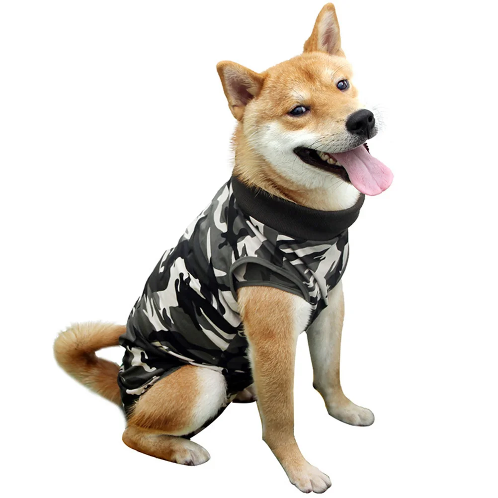 Breathable Surgery Clothes Elastic Soft Pet Recovery Wear Stable Back Button Design for Puppies Camouflage Xs
Breathable Surgery Clothes Elastic Soft Pet Recovery Wear Stable Back Button Design for Puppies Camouflage Xs