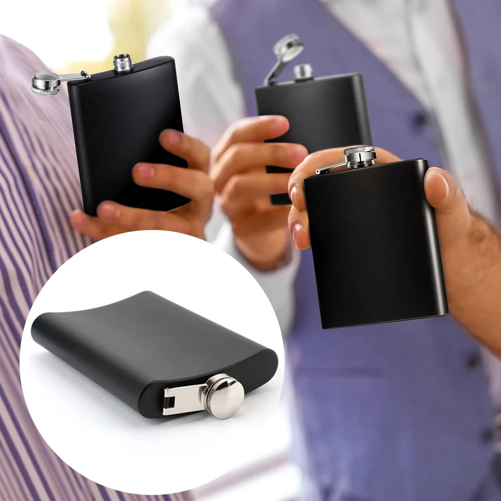 Portable Stainless Steel Hip Flask, Flagon Whiskey Wine Pot, Outdoor Pocket Bottle, Drinker Drinkware for Travel, Camping
Portable Stainless Steel Hip Flask, Flagon Whiskey Wine Pot, Outdoor Pocket Bottle, Drinker Drinkware for Travel, Camping