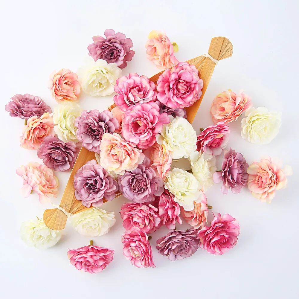 10PCs Artificial Flower Simple 5cm Silk Rose Fake Flower Head Wedding Party Home Decor DIY Mariage Room New Year 2022 Decoration
10PCs Artificial Flower Simple 5cm Silk Rose Fake Flower Head Wedding Party Home Decor DIY Mariage Room New Year 2022 Decoration