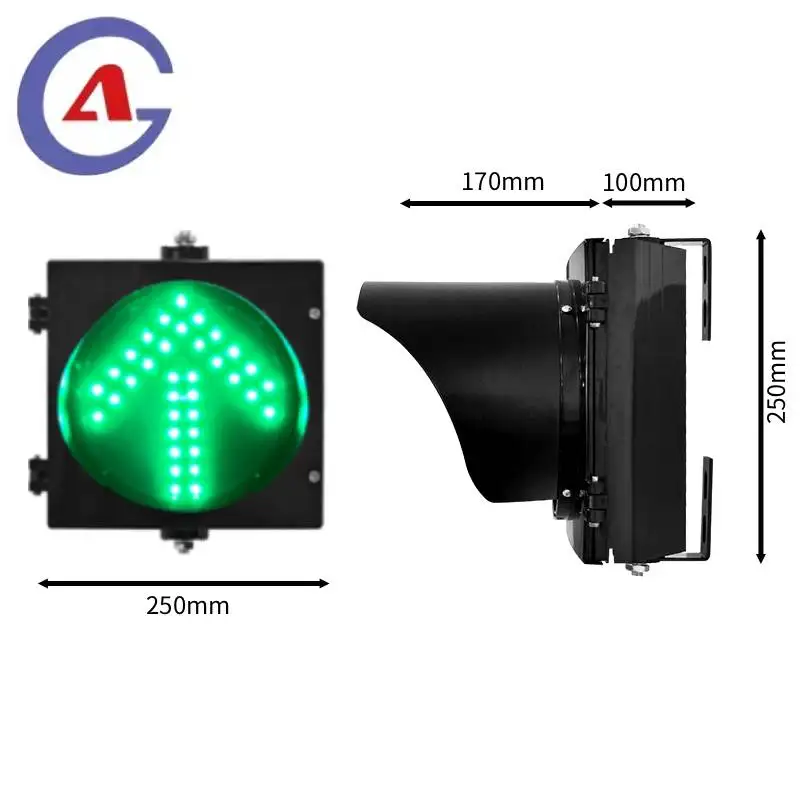 200mm Traffic Light Green Arrow Signal | Multi-Voltage Optional Waterproof & High-Temp Resistant |PC Material
200mm Traffic Light Green Arrow Signal | Multi-Voltage Optional Waterproof & High-Temp Resistant |PC Material