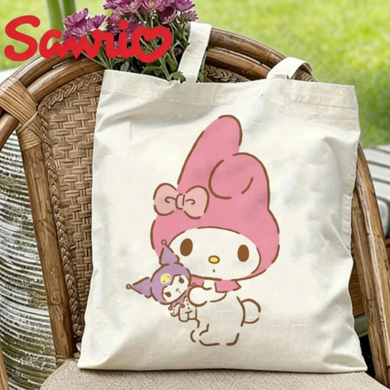 1PC My Melody with Kuromi Plush Canvas Tote Eco-friendly Reusable Shoulder Bag
1PC My Melody with Kuromi Plush Canvas Tote Eco-friendly Reusable Shoulder Bag