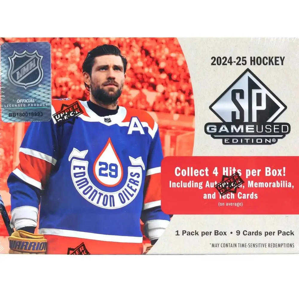 25 Upper Deck SP Game Used Hockey box 9 cards bx
25 Upper Deck SP Game Used Hockey box 9 cards bx