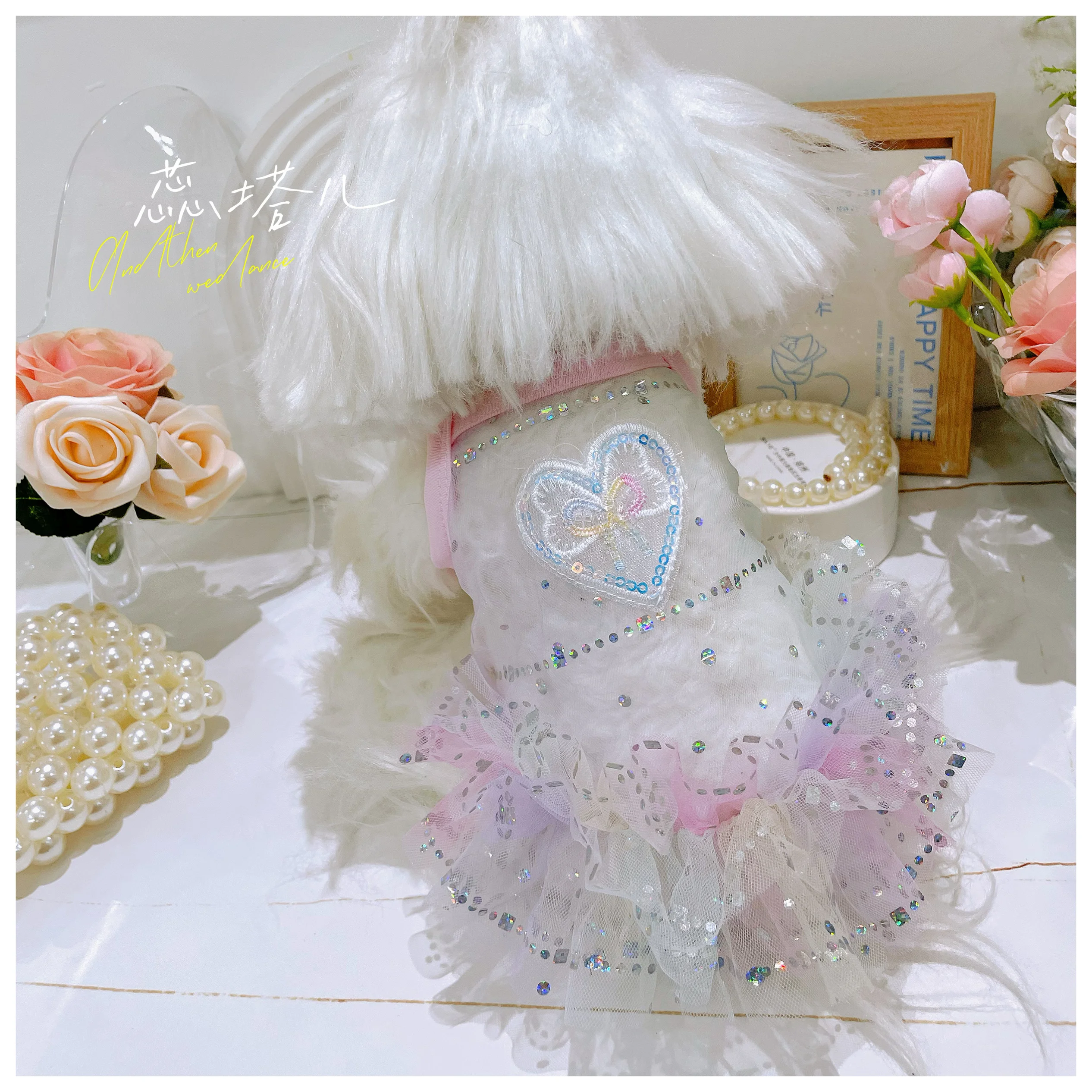 Summer New Puppy Dog Cats Overalls Hollow Mesh Crystal Lace Pink Princess Dress For Small Medium Dog Yorkshire Pet Clothes Vest
Summer New Puppy Dog Cats Overalls Hollow Mesh Crystal Lace Pink Princess Dress For Small Medium Dog Yorkshire Pet Clothes Vest