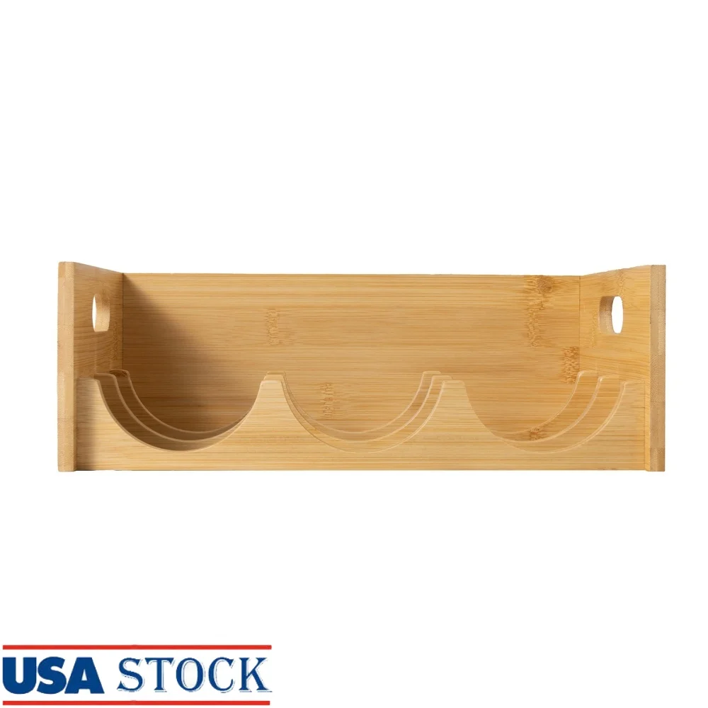 Bamboo Cup Organizer Kitchen Storage Rack Three Tier Holder Natural Design Durable Bottle Storage Countertop Pantry Fridge
Bamboo Cup Organizer Kitchen Storage Rack Three Tier Holder Natural Design Durable Bottle Storage Countertop Pantry Fridge