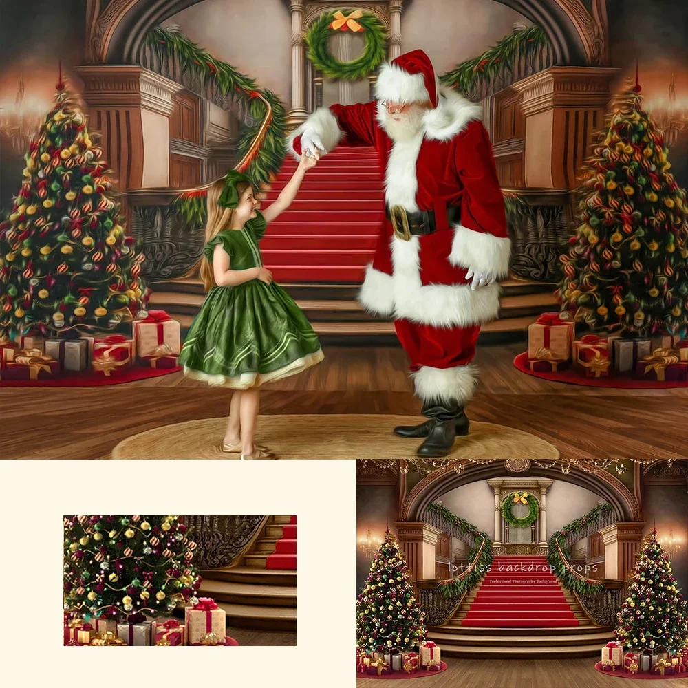Grand Holiday Staircase Backdrop Christmas Photogrpahy Props Kisd Baby Photocall Props Child Adult Winter Castle Backgorund
Grand Holiday Staircase Backdrop Christmas Photogrpahy Props Kisd Baby Photocall Props Child Adult Winter Castle Backgorund