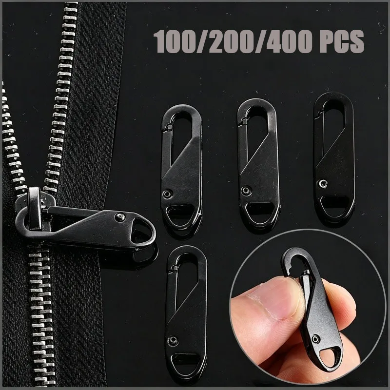 100/200/400PCS No Tool Removable Zipper Pull Tab Metal Zipper Head Slider Drop Pendant for Luggage Backpack Jacket Shoes Boots
100/200/400PCS No Tool Removable Zipper Pull Tab Metal Zipper Head Slider Drop Pendant for Luggage Backpack Jacket Shoes Boots