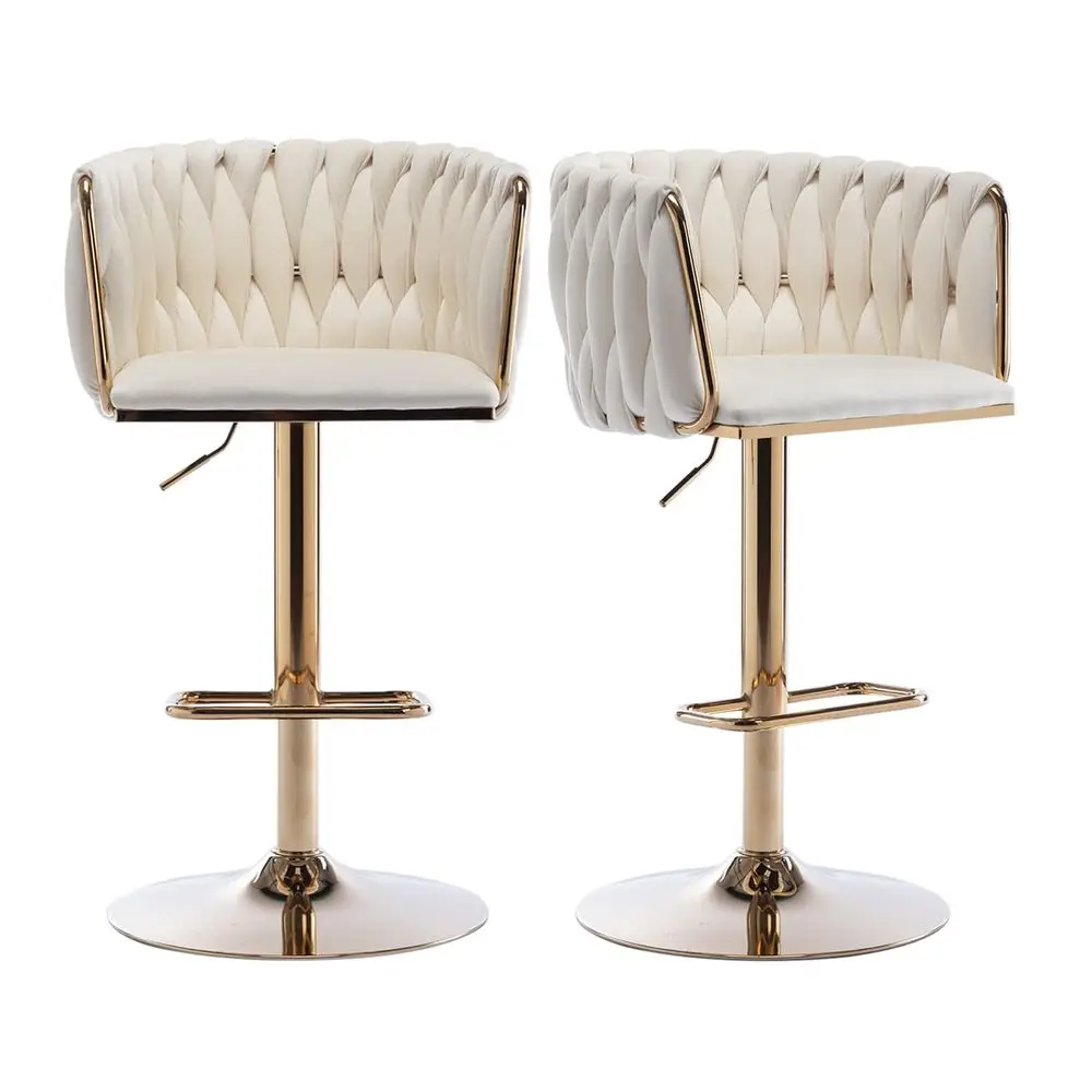 Height Bar Stools Swivel Bar Stools Set of 2 Modern Velvet Barstools Upholstered Bar Chairs with Woven Back for Kitchen Island,
Height Bar Stools Swivel Bar Stools Set of 2 Modern Velvet Barstools Upholstered Bar Chairs with Woven Back for Kitchen Island,