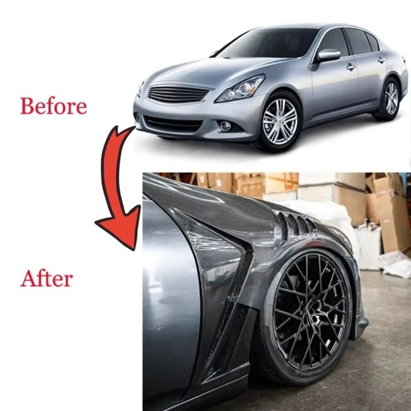 CWS-B STYLE CARBON FIBER FRONT FENDER for 2008-2014 G37 SEDAN 2DOOR
CWS-B STYLE CARBON FIBER FRONT FENDER for 2008-2014 G37 SEDAN 2DOOR