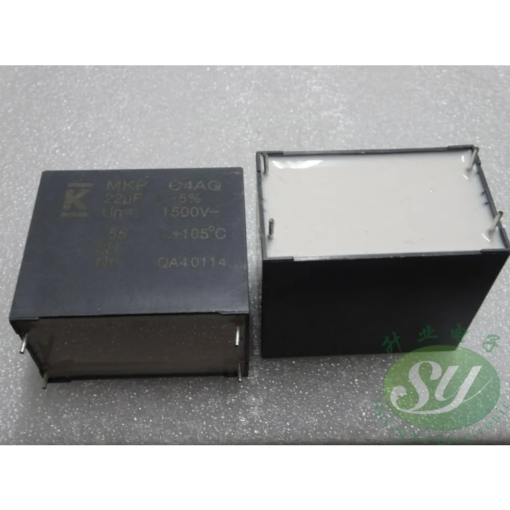 AV MKP C4AQ 22uf 1500V 226 Brand New 53 mm x 21 mm Absorption Film Capacitor
AV MKP C4AQ 22uf 1500V 226 Brand New 53 mm x 21 mm Absorption Film Capacitor