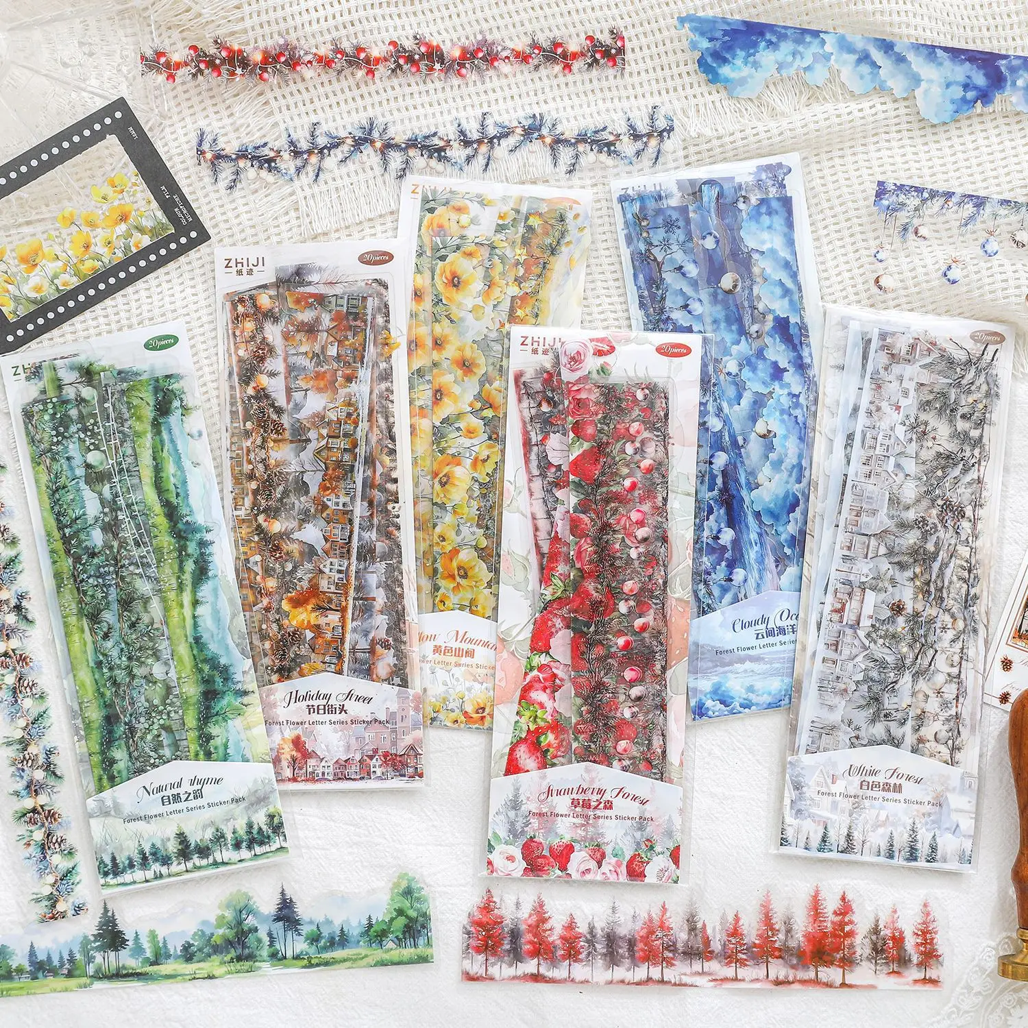 24sets/lot Kawaii Stationery Stickers Forest flower letter DIY Junk Journal Paper Planner Decorative stickers
24sets/lot Kawaii Stationery Stickers Forest flower letter DIY Junk Journal Paper Planner Decorative stickers