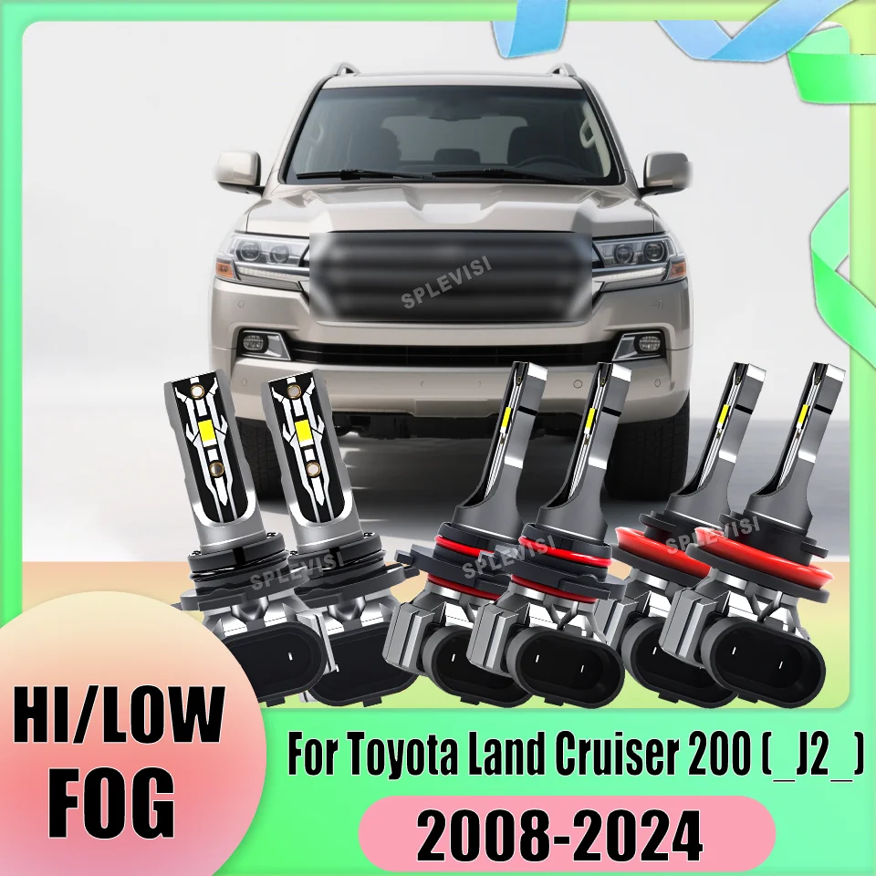 Combo Pack LED Headlight Foglamp For Toyota Land Cruiser 200 (_J2_) 2008 2009 2010 2011 2012 2013 2014 2015 2016 2017 2018-2024
Combo Pack LED Headlight Foglamp For Toyota Land Cruiser 200 (_J2_) 2008 2009 2010 2011 2012 2013 2014 2015 2016 2017 2018-2024