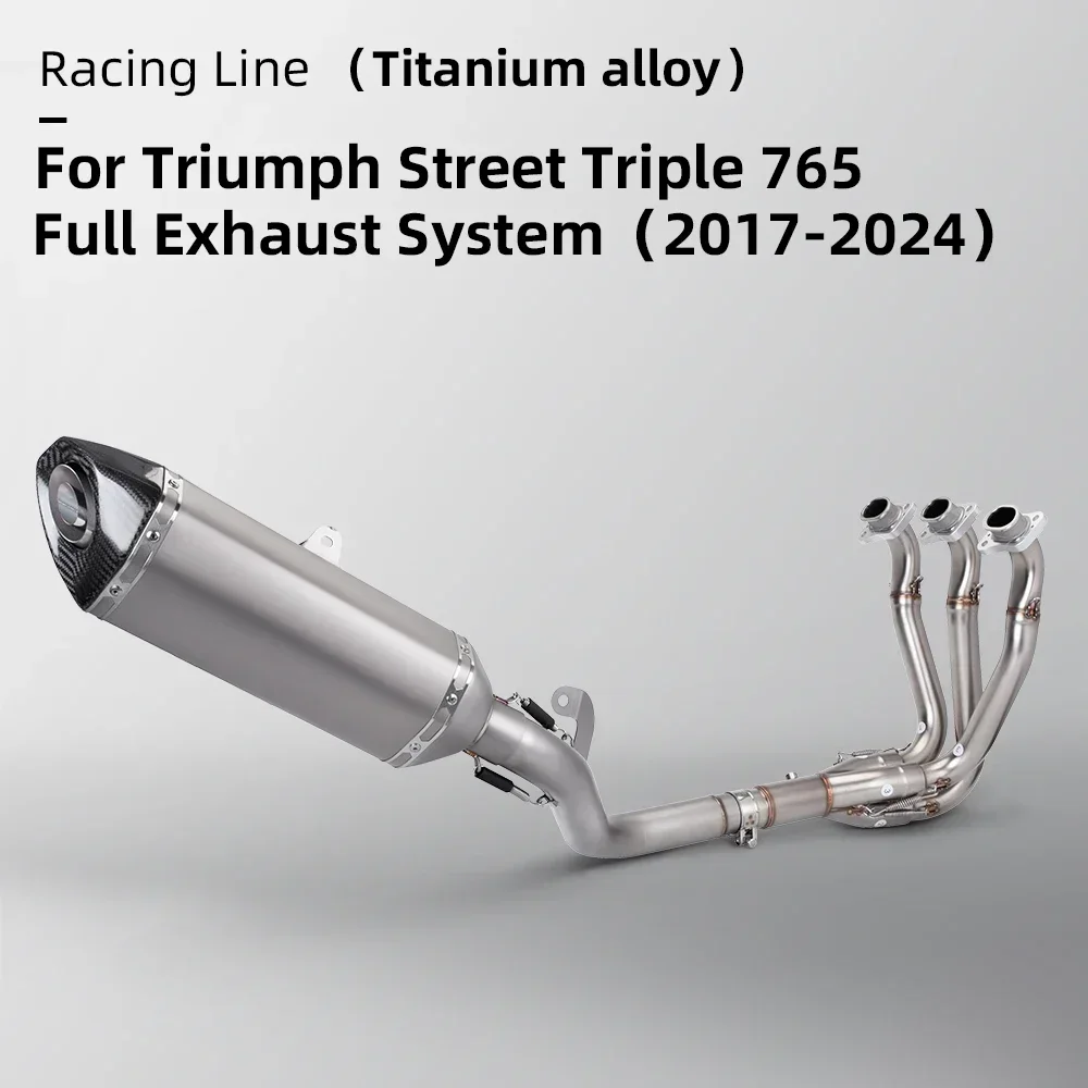 Motorcycle Exhaust Link Pipe Whole Vehicle For Street Triple 765 2017-2024 Full System Escape Refit Muffler
Motorcycle Exhaust Link Pipe Whole Vehicle For Street Triple 765 2017-2024 Full System Escape Refit Muffler