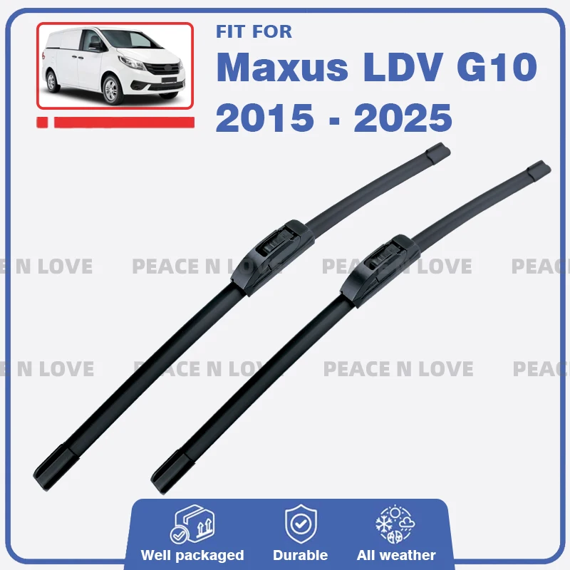 Передние щетки стеклоочистителя для Maxus G10 LDV G10 2017-2025 2 шт., резиновые щетки для лобового стекла, автомобильные аксессуары, запасные части
Передние щетки стеклоочистителя для Maxus G10 LDV G10 2017-2025 2 шт., резиновые щетки для лобового стекла, автомобильные аксессуары, запасные части