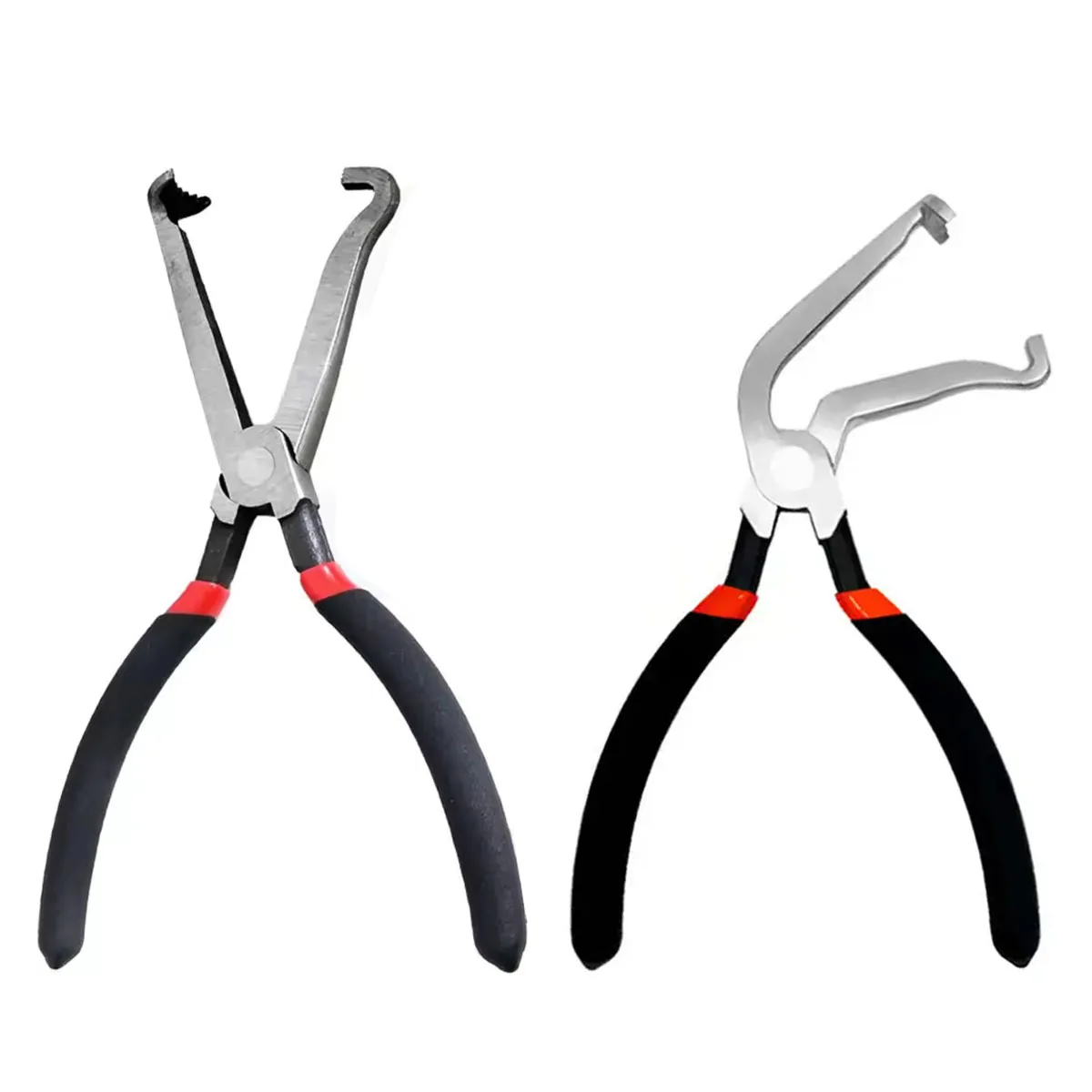 2pc Electrical Disconnect Pliers 60 °Carbon Steel Car Automotive Fuel Line Electrical Disconnect Pliers Spark Plug Removal Plier
2pc Electrical Disconnect Pliers 60 °Carbon Steel Car Automotive Fuel Line Electrical Disconnect Pliers Spark Plug Removal Plier