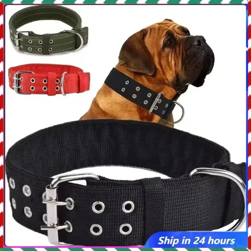 Nylon Solid Dog Collar Unisex for Small Medium Large Dogs - Teddy Keji Pitbull Bulldog Beagle - Adjustable Comfortable Pet Acces
Nylon Solid Dog Collar Unisex for Small Medium Large Dogs - Teddy Keji Pitbull Bulldog Beagle - Adjustable Comfortable Pet Acces