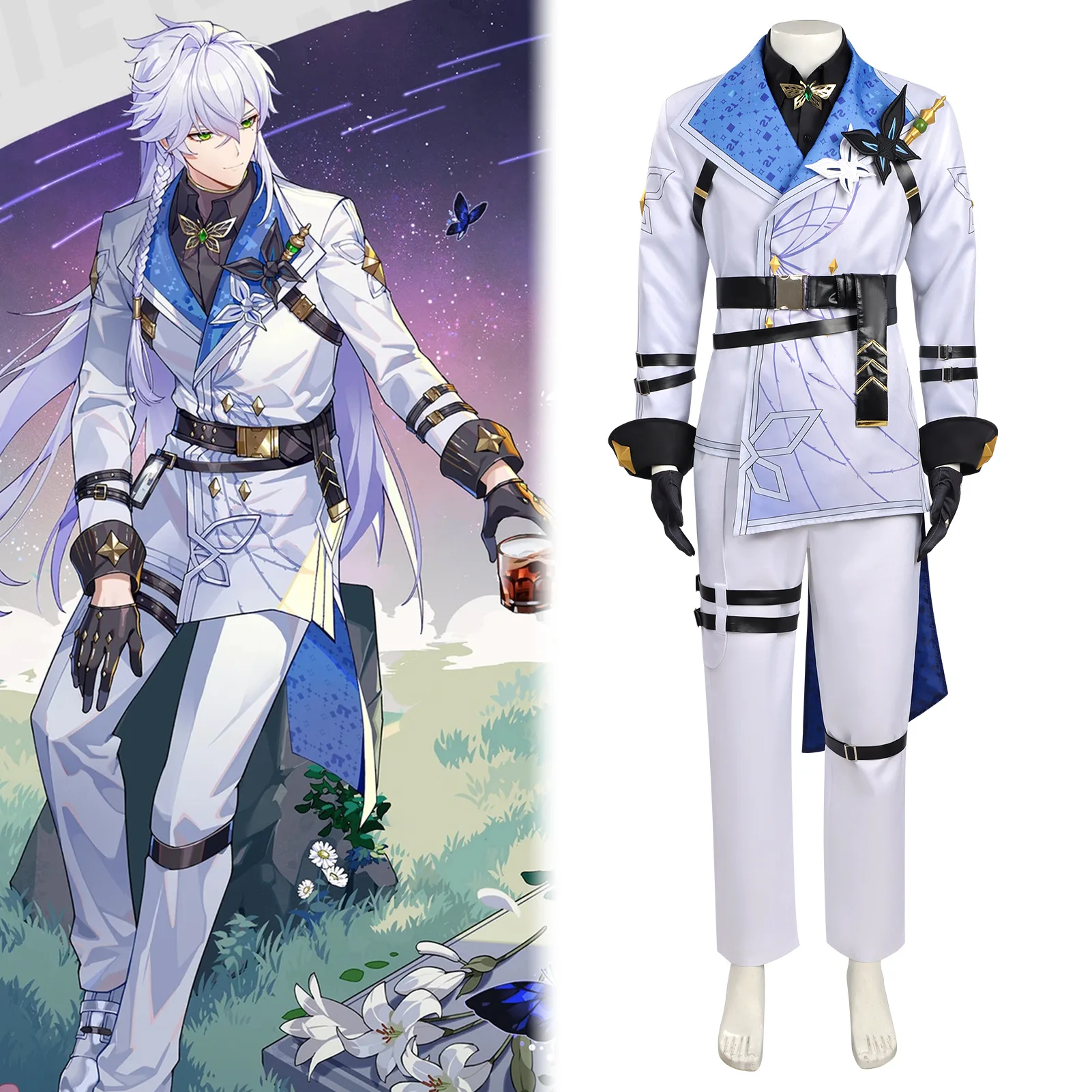Eternal Return E.T.D Team 4 Captain Bai Cang Cosplay Costume Full Set Game Anime Formal Outfit Hallowen Play Role Clothes HCos
Eternal Return E.T.D Team 4 Captain Bai Cang Cosplay Costume Full Set Game Anime Formal Outfit Hallowen Play Role Clothes HCos