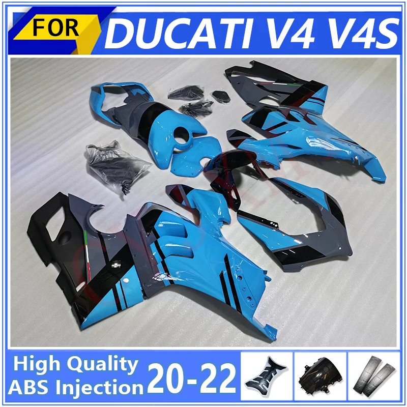 Motorcycle Fairing Kit For Ducati V4 S 2020 2021 2022 Motorcycles Fairings Panel Panigale V4S 20-22 Blue Gloss Bodyframe Housing
Motorcycle Fairing Kit For Ducati V4 S 2020 2021 2022 Motorcycles Fairings Panel Panigale V4S 20-22 Blue Gloss Bodyframe Housing