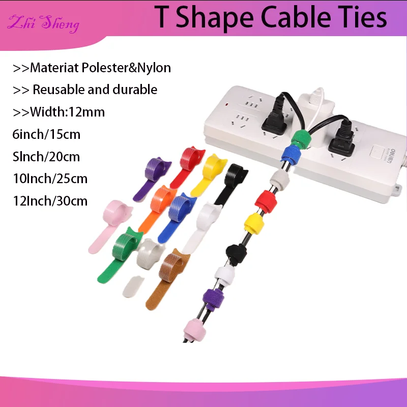 Releasable Cable Ties 150-300mm Plastics Reusable Cable tie Nylon Hook Loop Wrap Zip Bundle Ties T-type Cable 100Pcs
Releasable Cable Ties 150-300mm Plastics Reusable Cable tie Nylon Hook Loop Wrap Zip Bundle Ties T-type Cable 100Pcs