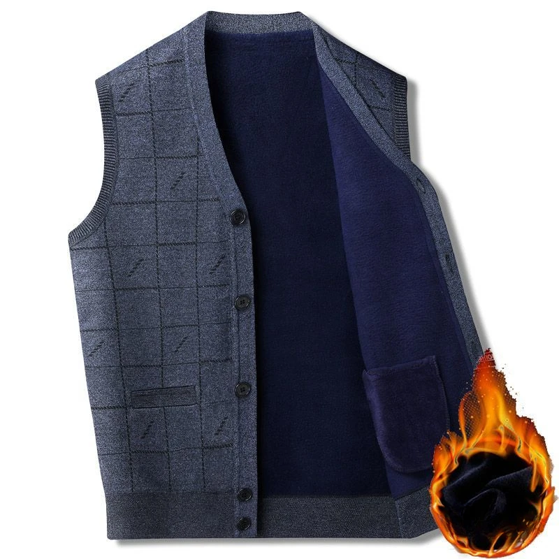 2024 New Autumn Winter Men's Fashion Plaid Cardigan Vest Male V Neck Knit Waistcoat Men Sweater Sleeveless Casual Jackets D681
2024 New Autumn Winter Men's Fashion Plaid Cardigan Vest Male V Neck Knit Waistcoat Men Sweater Sleeveless Casual Jackets D681