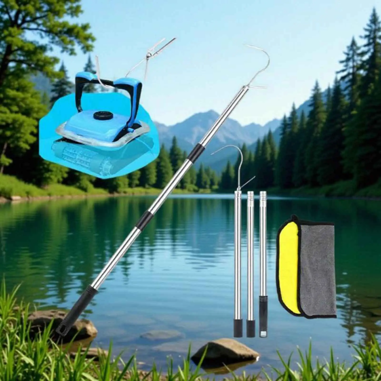 Вакуумный крючок для бассейна, сверхмощный набор крючков для чистки бассейна, быстросъемные инструменты для чистки, вешалка для скимминга, захвата мусора
Вакуумный крючок для бассейна, сверхмощный набор крючков для чистки бассейна, быстросъемные инструменты для чистки, вешалка для скимминга, захвата мусора