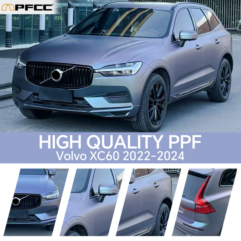 For Volvo XC60 2022-2024 TPU Car Paint Protection Film Pre-cut PPF Clear Bra Anti-Scratch Repairable Resistant Car Accessories
For Volvo XC60 2022-2024 TPU Car Paint Protection Film Pre-cut PPF Clear Bra Anti-Scratch Repairable Resistant Car Accessories