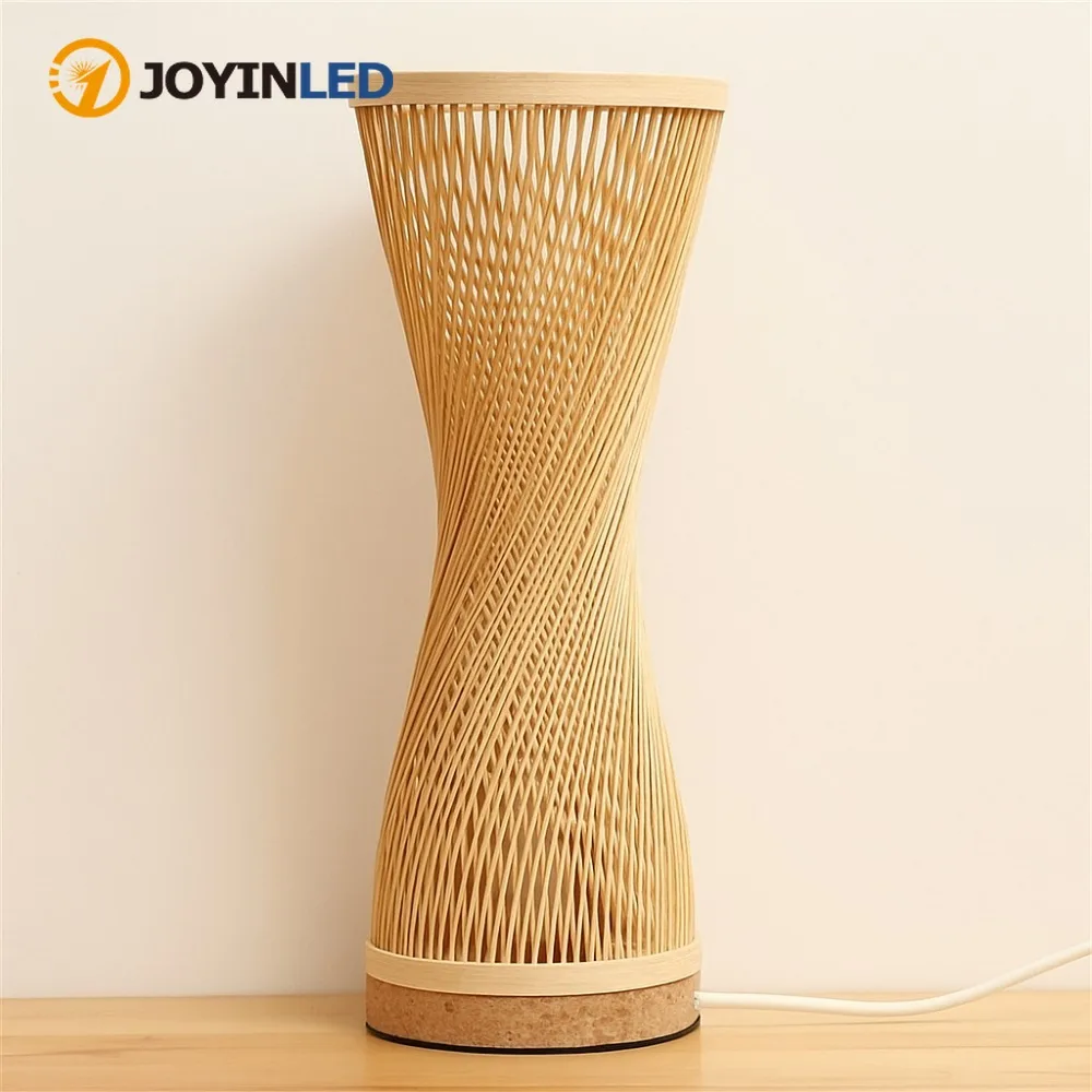 Japanese Style Hand Knitted Weaving Bamboo Table Lamp Bedroom Bedside Lamp Wood Rattan Lampshade Room Home Decor Art Desk Light
Japanese Style Hand Knitted Weaving Bamboo Table Lamp Bedroom Bedside Lamp Wood Rattan Lampshade Room Home Decor Art Desk Light