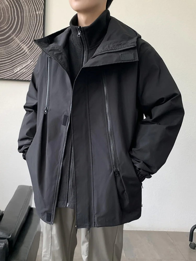 Мужской зимний костюм для альпинизма 3-в-1: куртка с отстегивающейся флисовой подкладкой, утепленная, с декоративной молнией, не требует глажки
Мужской зимний костюм для альпинизма 3-в-1: куртка с отстегивающейся флисовой подкладкой, утепленная, с декоративной молнией, не требует глажки